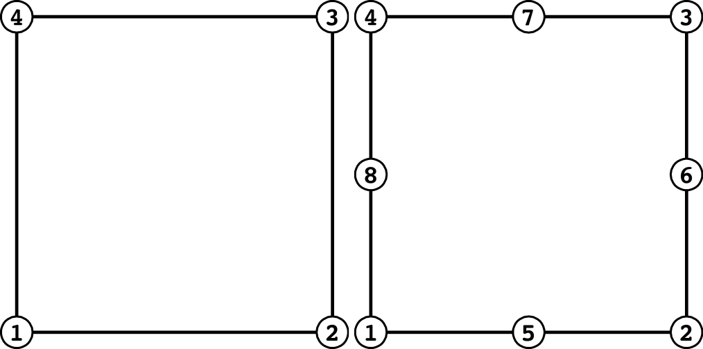 Quadrilateral plane element